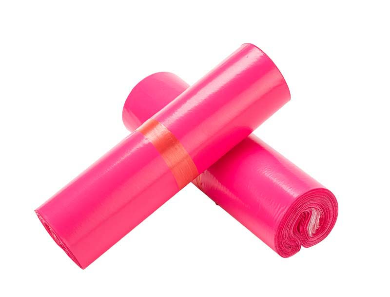 怀柔玫红色快递袋-02